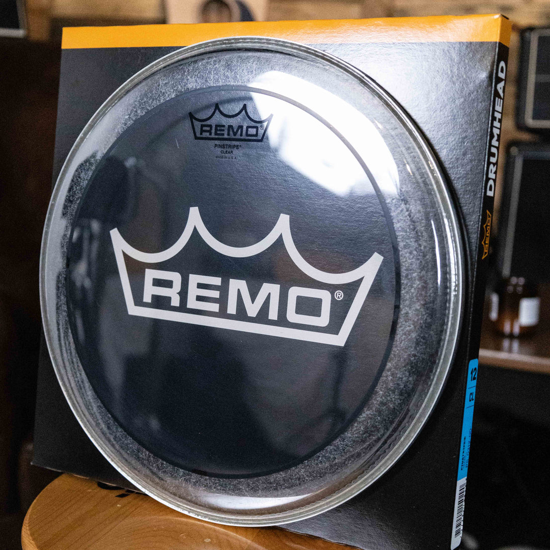 Remo PS0312-00 Clear Pinstripe Drum Head (12-Inch)
