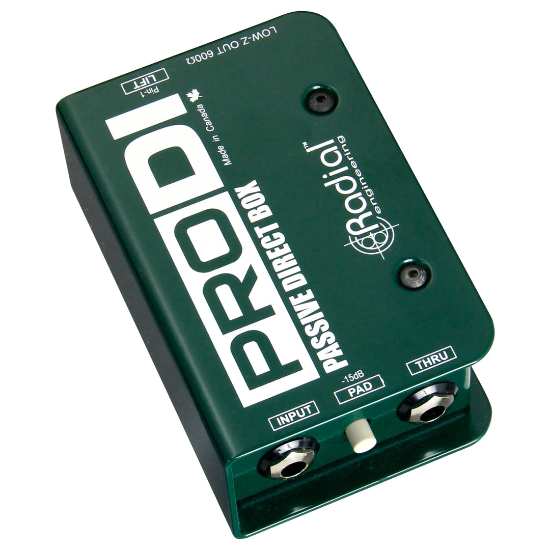 Radial Pro DI Single Channel Passive Direct Box (RENTAL)
