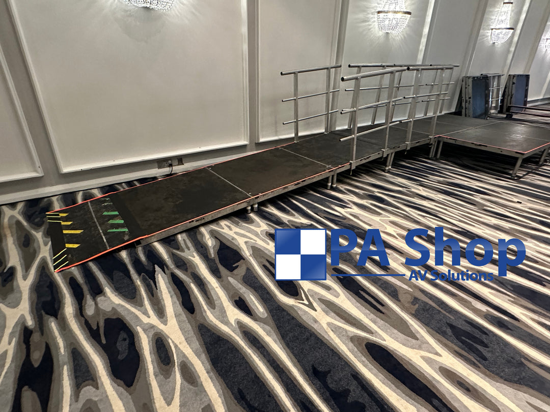 Wheelchair Ramp Option for Portable Stage (RENTAL)