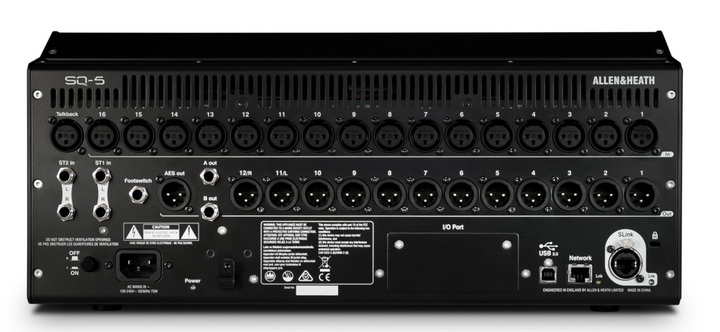 Allen & Heath SQ5, 48-Channel, 17-Fader Digital Mixer (RENTAL)
