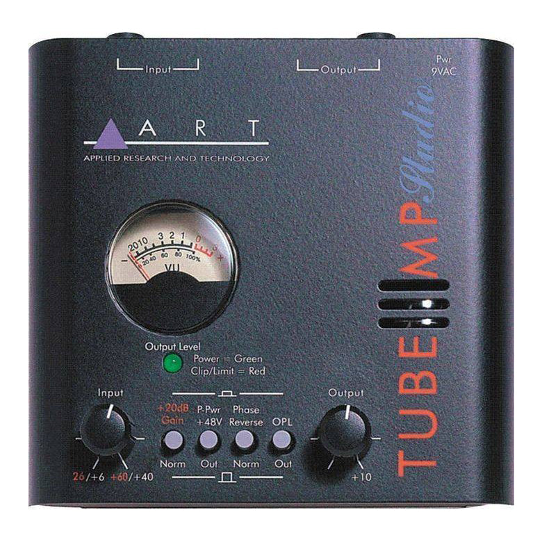 ART Pro Audio 127+ART Tube Mic Preamp w/Meter