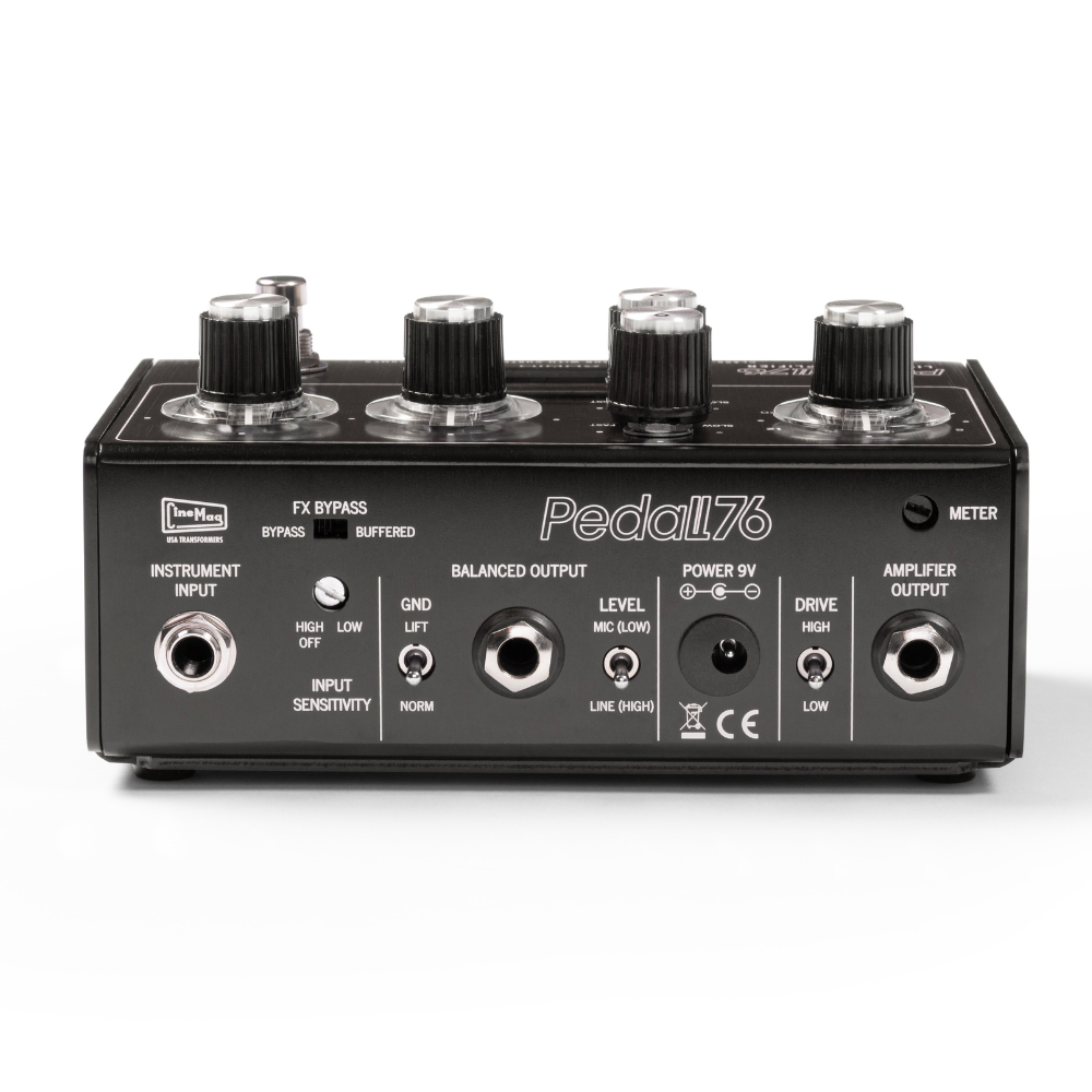 The Pedal76 accurately reproduces one of the fastest and most powerful studio compressors of all time known for ultra-responsive dynamic control with rich analog tone. Using premium and custom components spec’d to duplicate the professional performance and tone of studio units, Pedal76 achieves authentic 76-style FET compression. Added grit from the FET, the rich character of the transformer, and critical gig-ready controls make Pedal76 an ideal choice for recreating timeless studio sound on stage. 