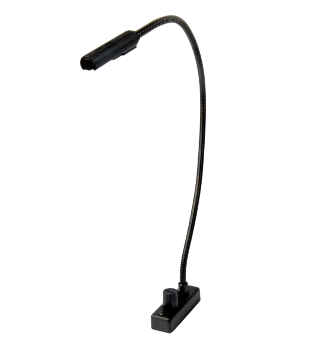 Littlite L-7/18-led-blue - 18 Inch Blue LED Lampset Withend-mount Gooseneck Lamp