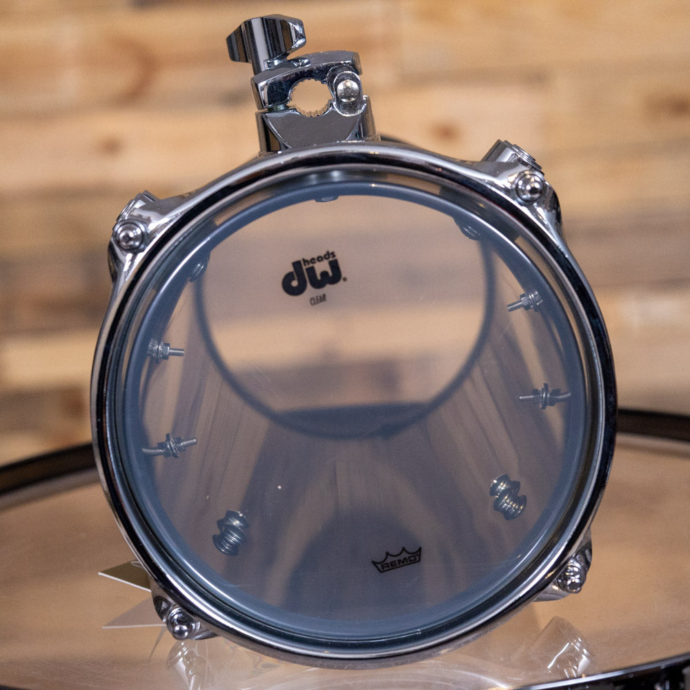 DW Design Series Rata Tom 12x6 Acrylic - Satin Black Acrylic