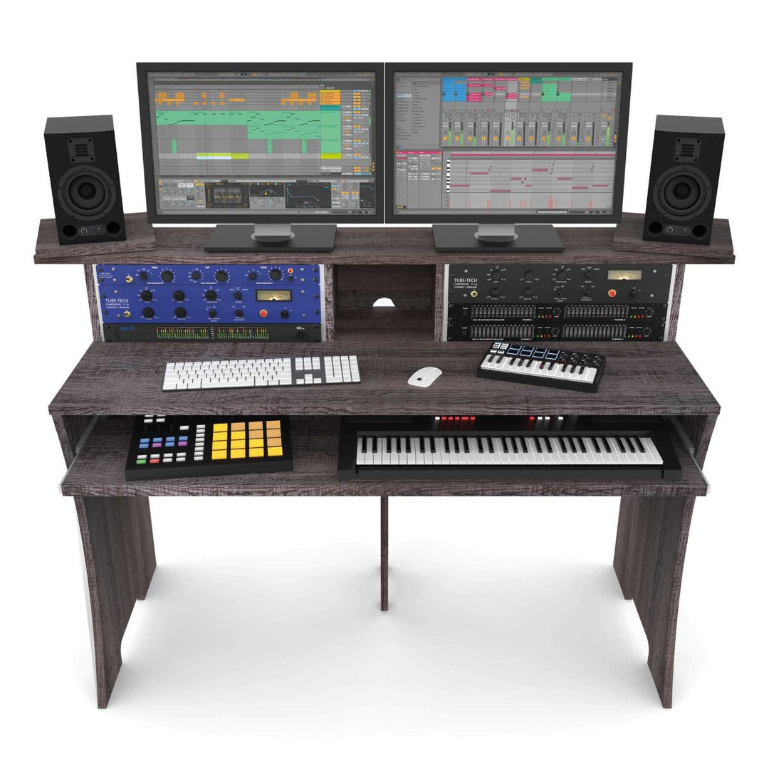 Glorious Workbench Studio Workstation Desk - Driftwood