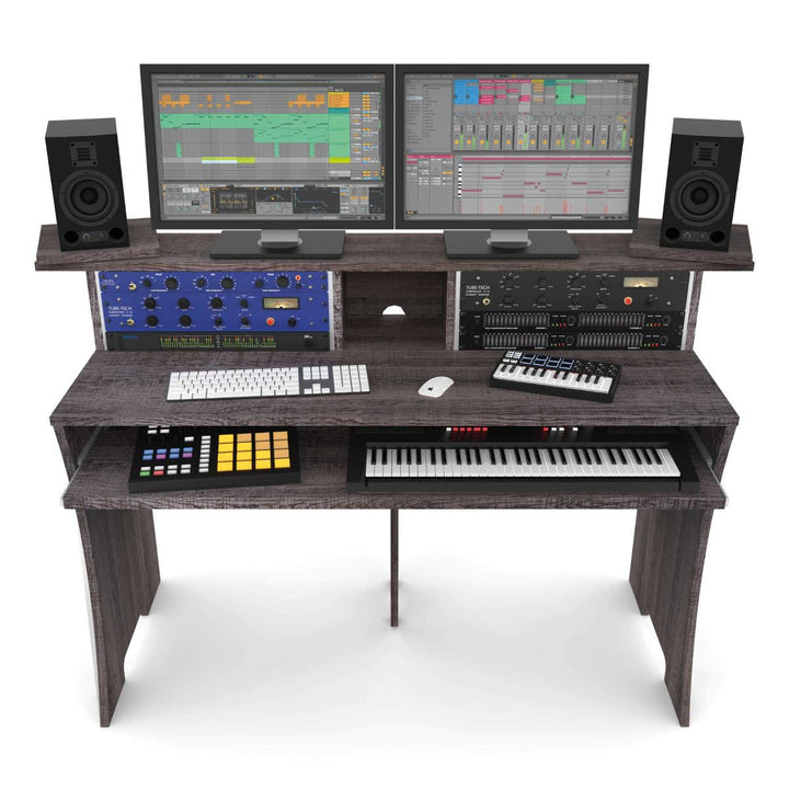 Glorious Workbench Studio Workstation Desk - Driftwood