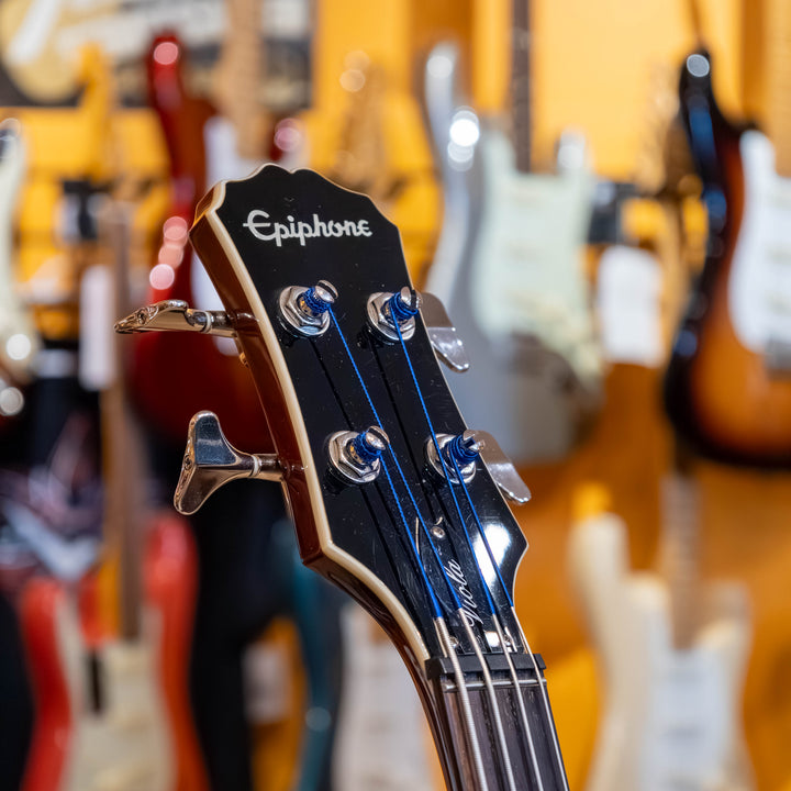 Epiphone - Viola Bass (Sunburst)  w/ Fender Gig Bag - 2014 - USED Electric Bass Guitar