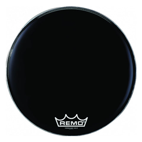 Remo PM-1424-MP - 24'' Bass, Powermax, Ebony, Mp