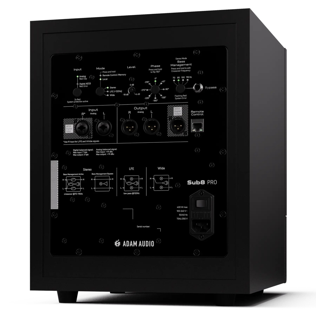 Adam Audio AD-SUB8PRO Sub8 Pro Subwoofer
