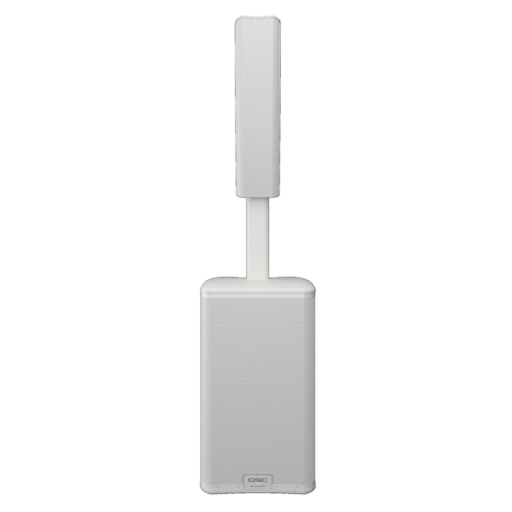 QSC KC12-WH 12" 3-Way Column Loudspeaker System with Bluetooth - White