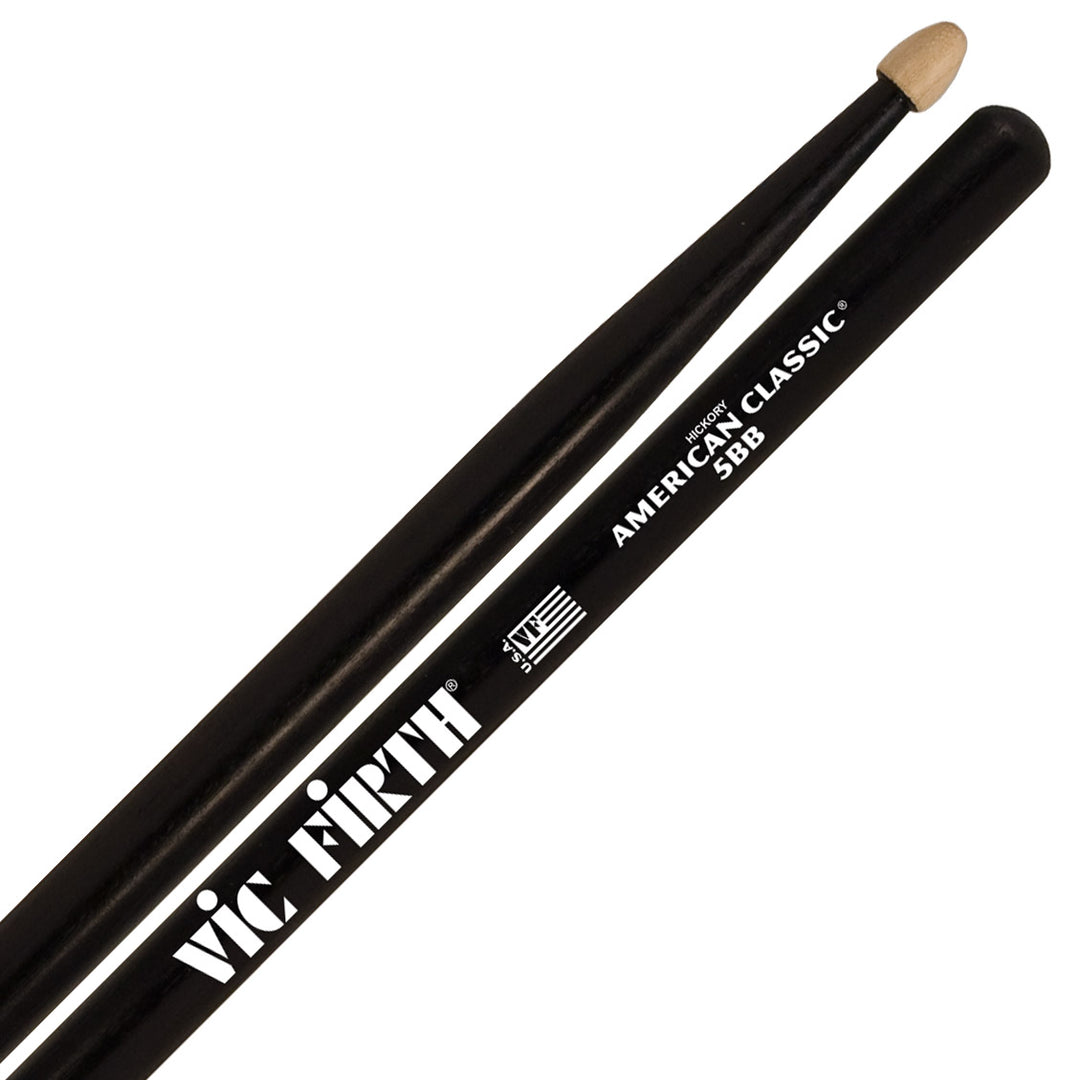 Vic Firth 5BB American Classic 5B Black Drumsticks