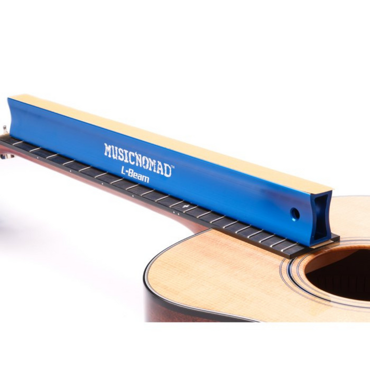 MusicNomad FRET-LEVELER-L-BEAM-17-6 Fret Leveling Beam (17.6in) for Acoustic/Electric Guitars