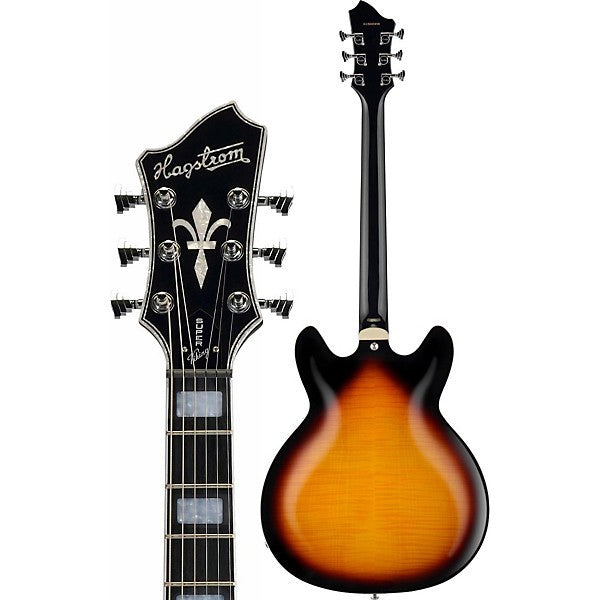 Hagstrom Trvikbadx-tsb Viking Dlx Electric Guitar - Tobacco Sunburst