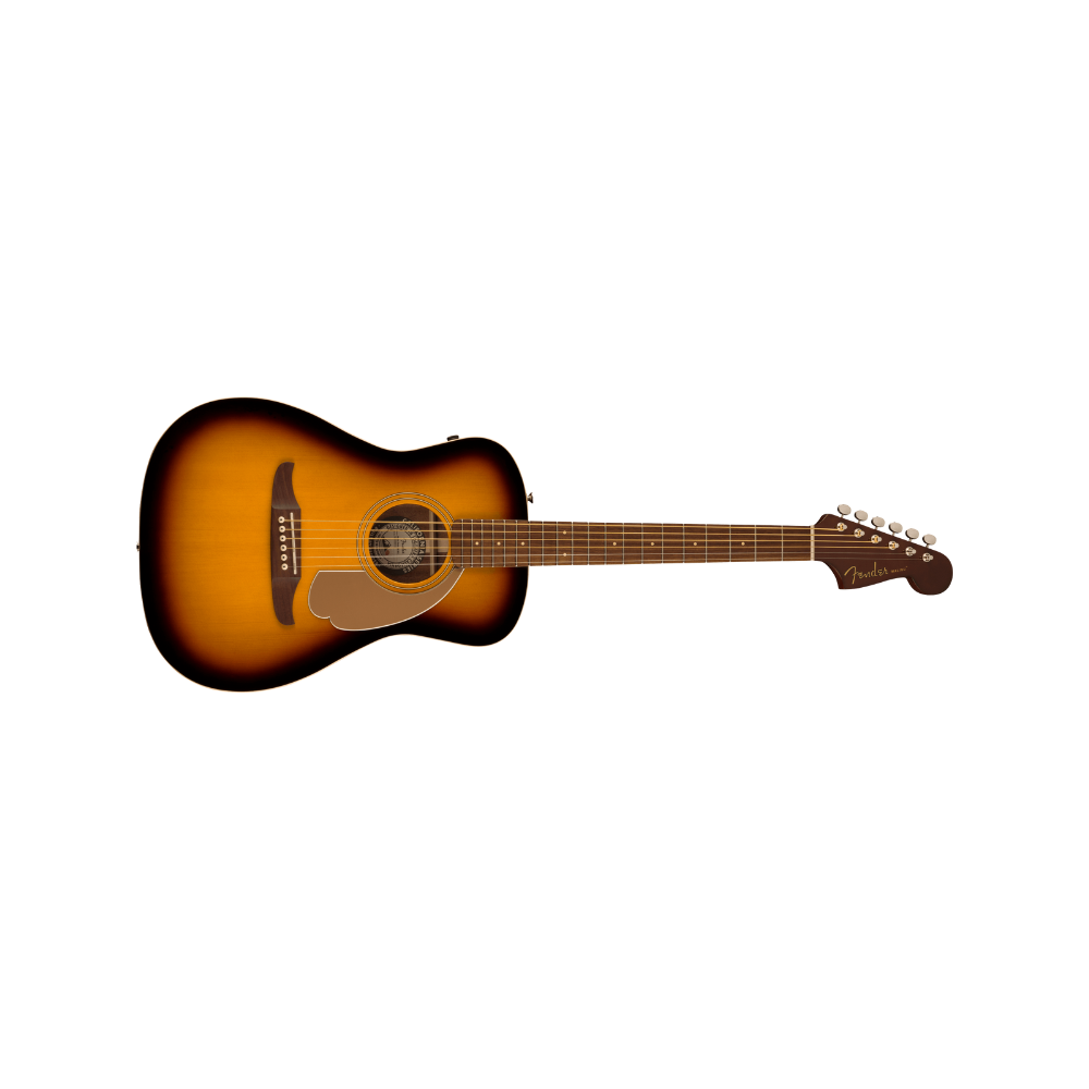 Fender California Series Malibu Player Walnut Fingerboard  Gold Pickguard - Sunburst