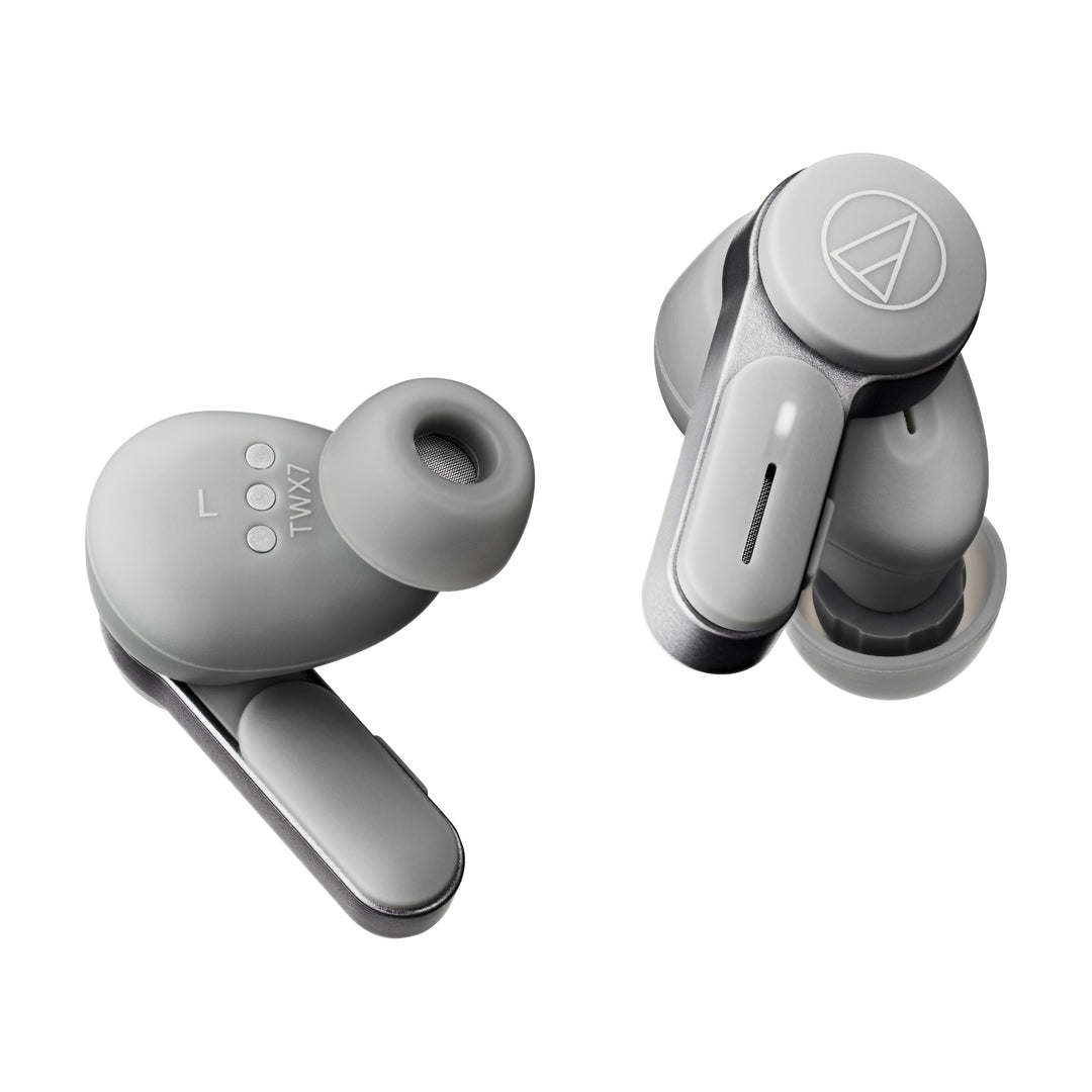 Audio-Technica ATH-TWX7 Wireless In-Ear Headphones (Grey)