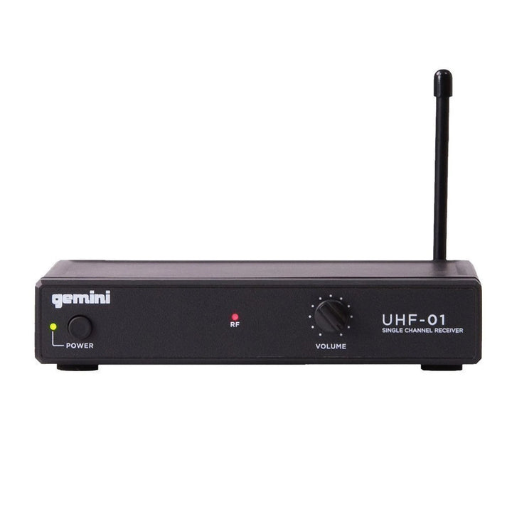 Gemini UHF-01HL Single-Channel UHF Wireless Microphone System - Lavalier / Headset (F1 517.6)