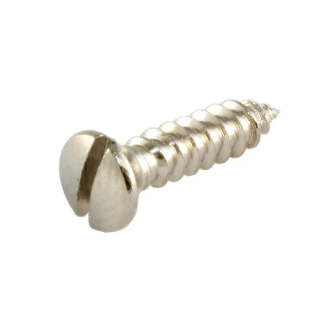 Allparts GS-0014 Slot Head Pickguard Screws Nickel