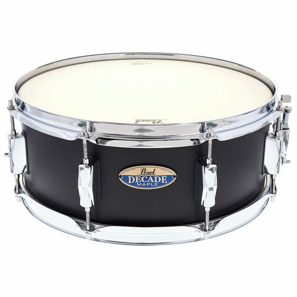 Pearl- DMP1455SC227 - Pearl Decade Maple 14 x 5.5 Snare Drum Satin Slate Black
