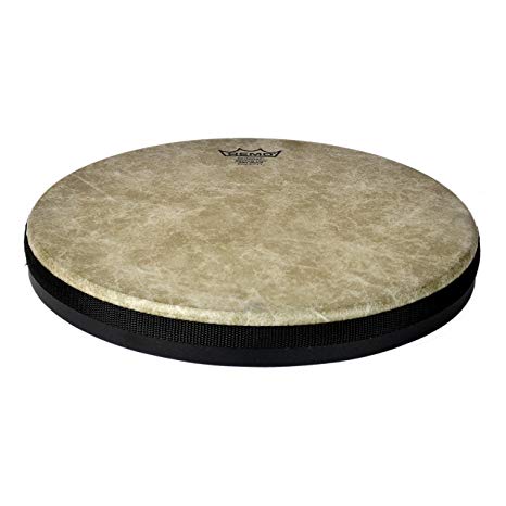 Remo RL-1513-71-SD099 - 13''x1.5'' DRUMHEAD, RHYTHM LID BEIGE FIBERSKYN, CLEAR DOT