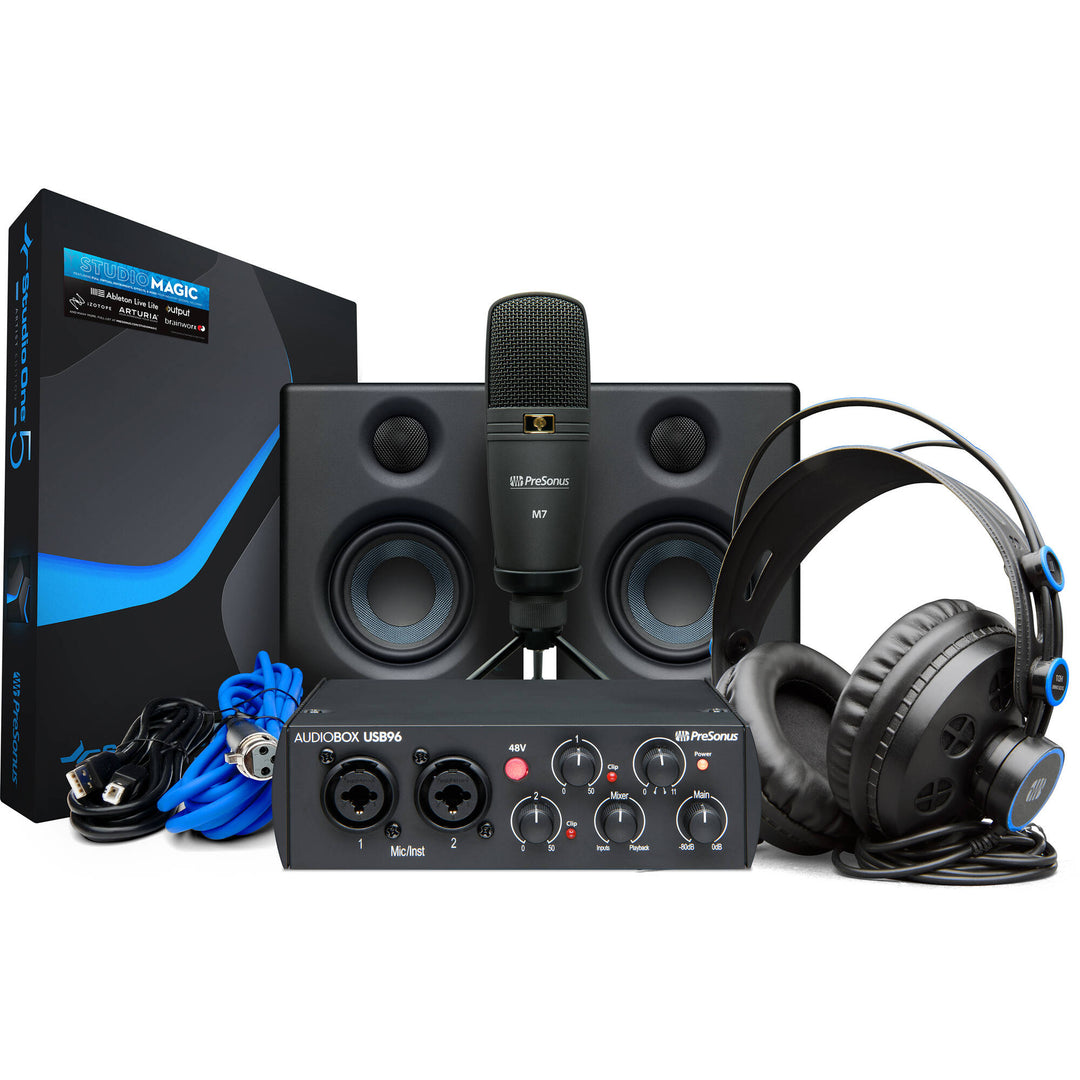 PreSonus USB 96K Studio Ultimate Bundle - 25th Anniversary Edition - Black