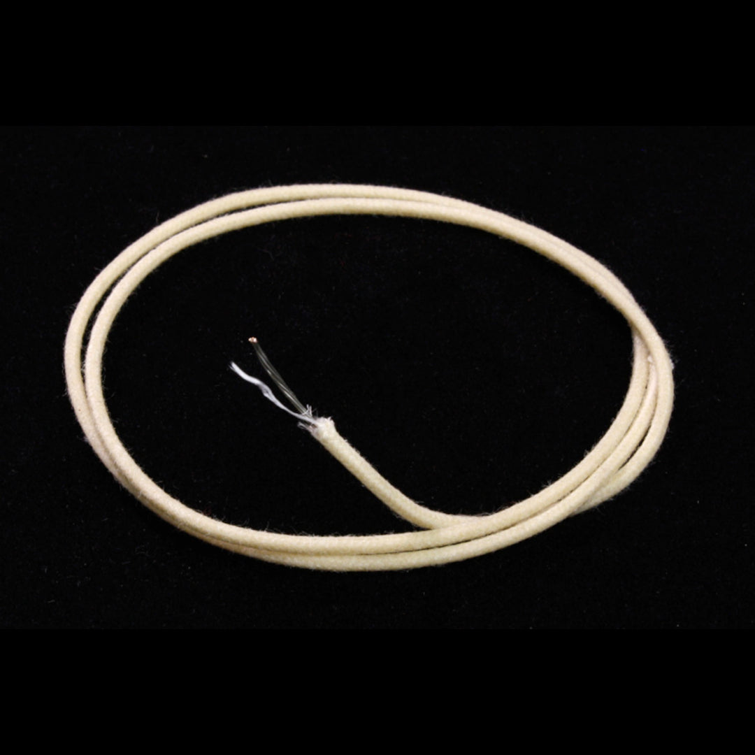 Allparts GW-0820 Cloth Covered Stranded Wire White