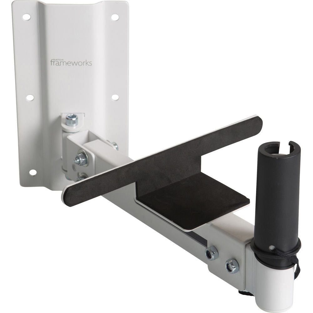 Gator Frameworks Speaker Wall Mount Bracket (Pair) - White