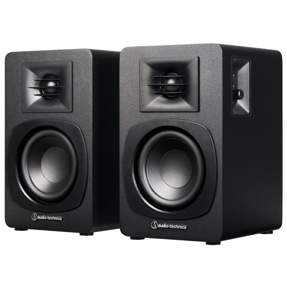 Audio-Technica AT-SP3X Powered Bookshelf Speakers - Pair