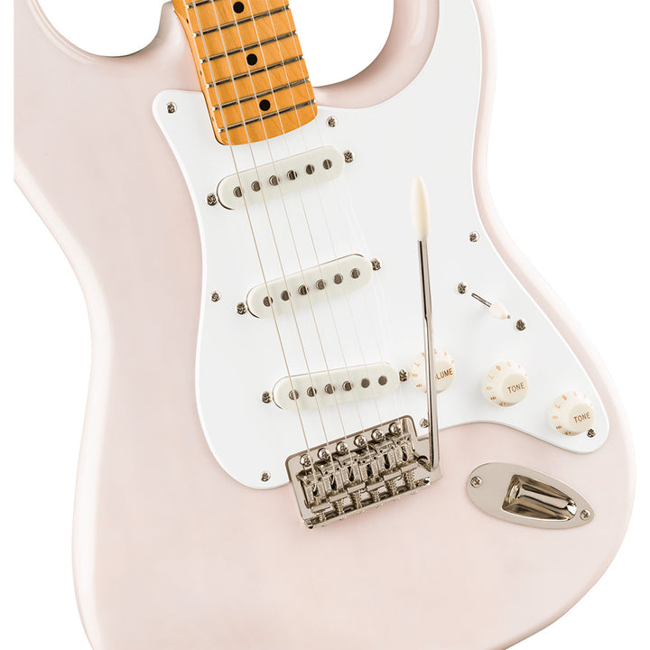 Squier Classic Vibe '50s Stratocaster Maple Fingerboard Electric Guitar - White Blonde
