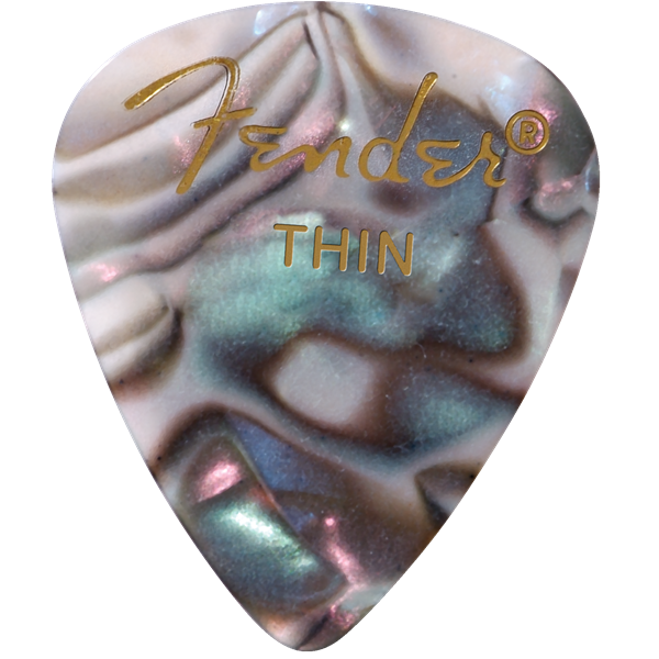 Fender 351 Shape Premium Picks -12 Count Pack - Abalone