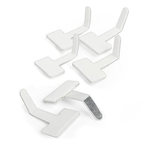 These self-adhesive wire clips from L.R. Baggs are built for one job: keeping pickup and preamp wires routed cleanly inside the guitar body. No wires dangling through the soundhole, no unwanted buzzing or rattling against the top &mdash; just a tidy, professional install every time.