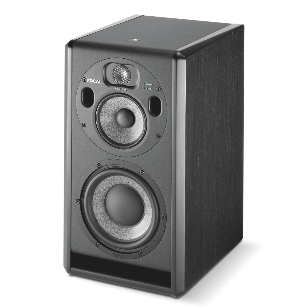 Focal TRIO 6 3-way active monitor - Black / 8" LF woofer + 5" midrange + 1" Beryllium tweeter + Dual Focus Mode - Black