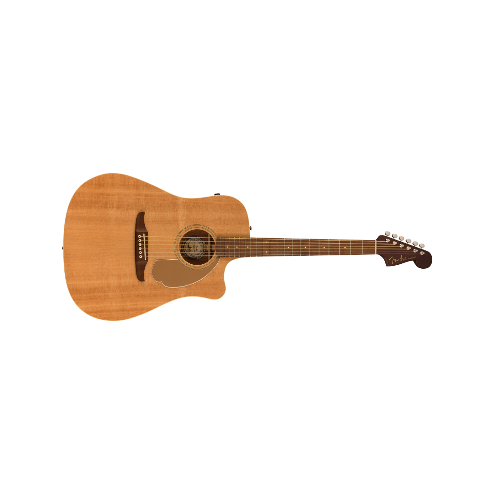 Fender California Series Redondo Player Walnut Fingerboard  Gold Pickguard - Natural