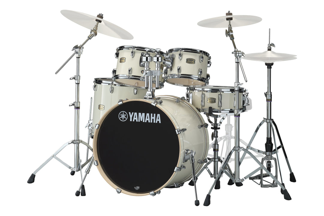 Yamaha Stage Custom Birch 5-Piece Drum Kit 20” Bass w/ HW680W Hardware - Classic White