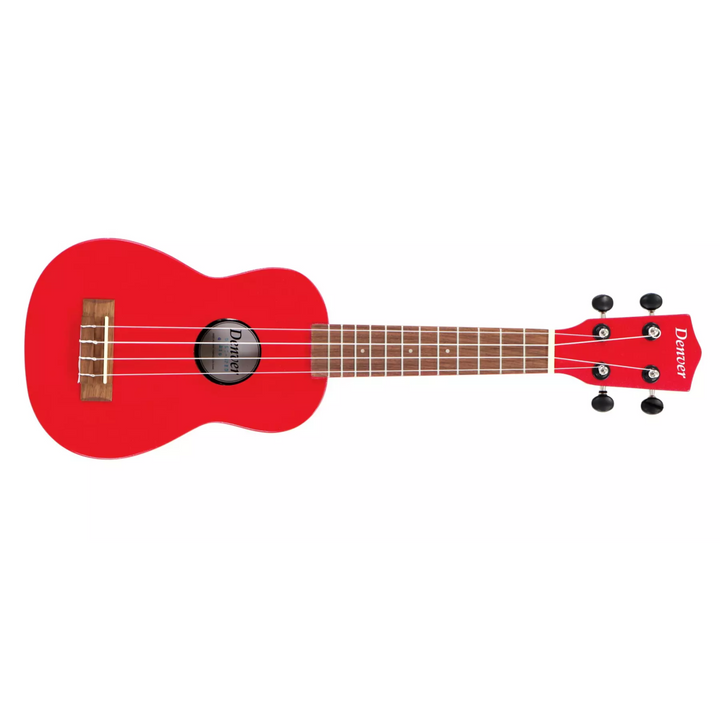 Denver DUKE-SPRD Soprano Ukulele - Sparkle Red
