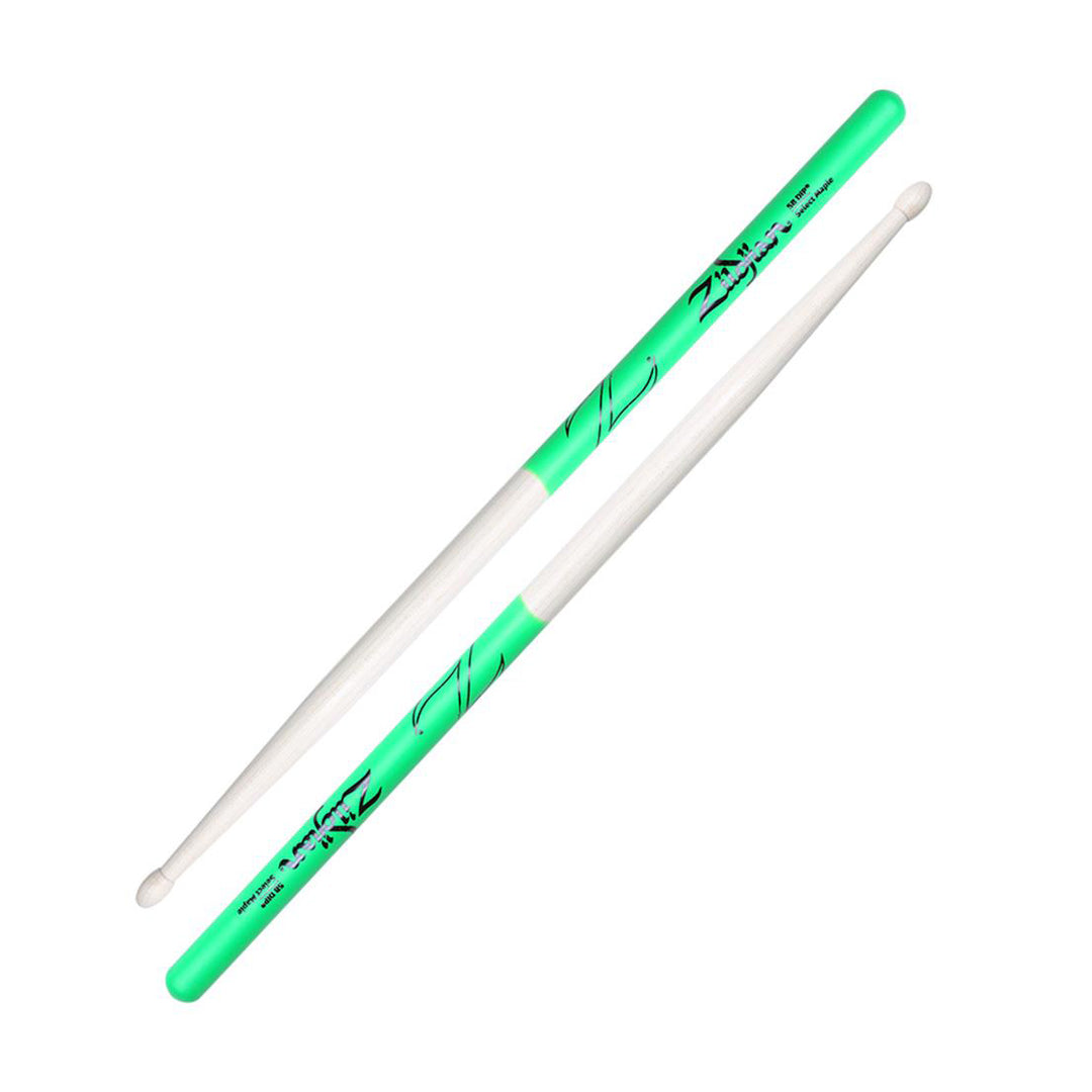 Zildjian Z5BMDG - 5B Maple Green Dip Drumsticks