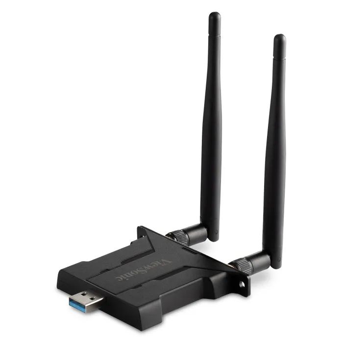 ViewSonic VB-WIFI-005  USB Wi-Fi Module for IFP50-3/4/5, IFP52, IFP62, CDE30 Series, Dual Band, BT5.0, Black