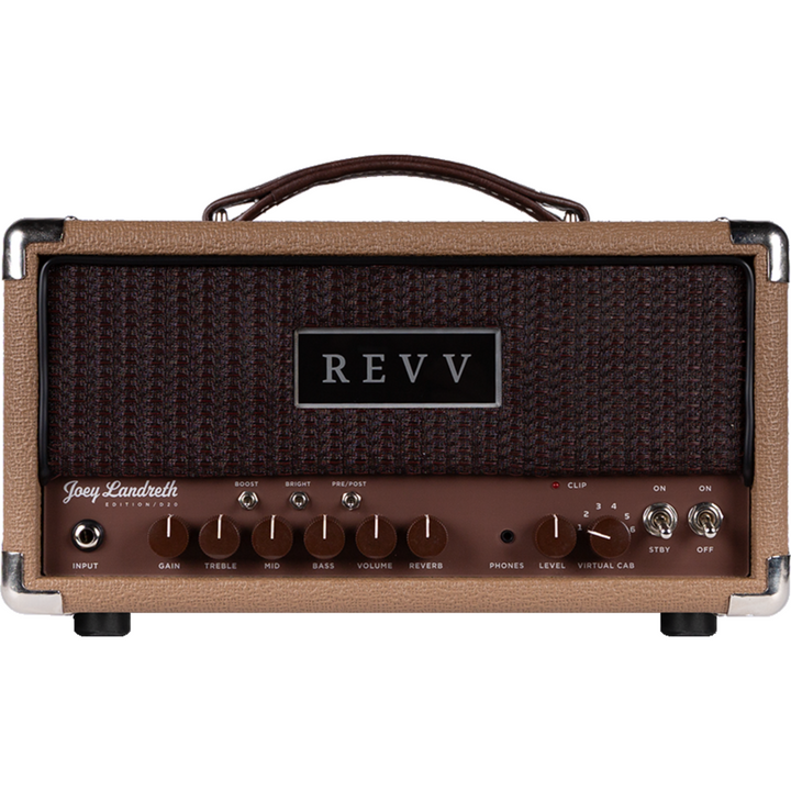 Revv Dynamis D20 Joey Landreth Edition - Tube Amplifier Head - Brown Face