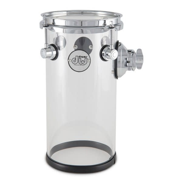 DW Design Series Rata Tom 14x6 Acrylic - Clear