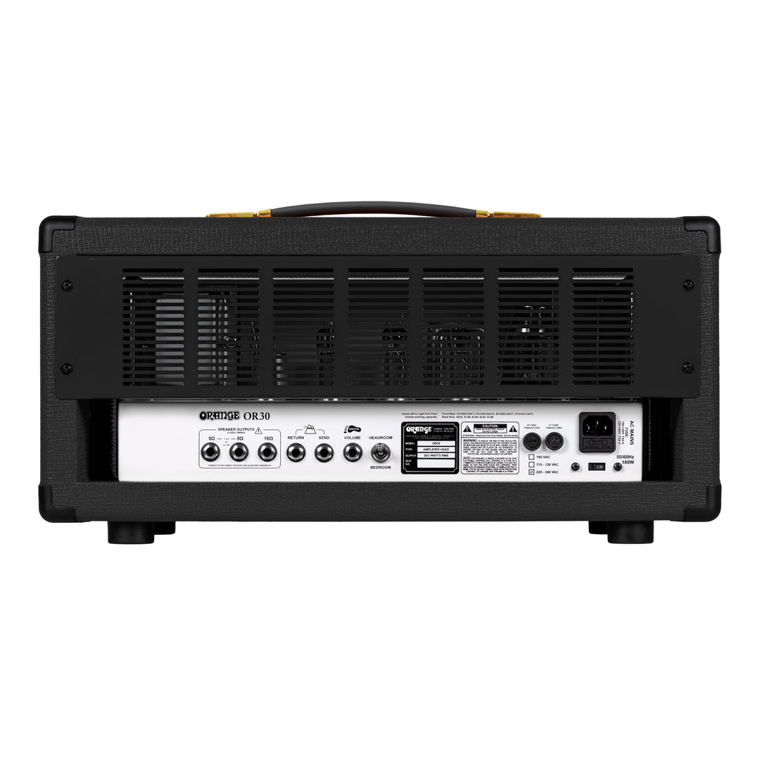 ORANGE OR30 GUITAR HEAD - BLACK