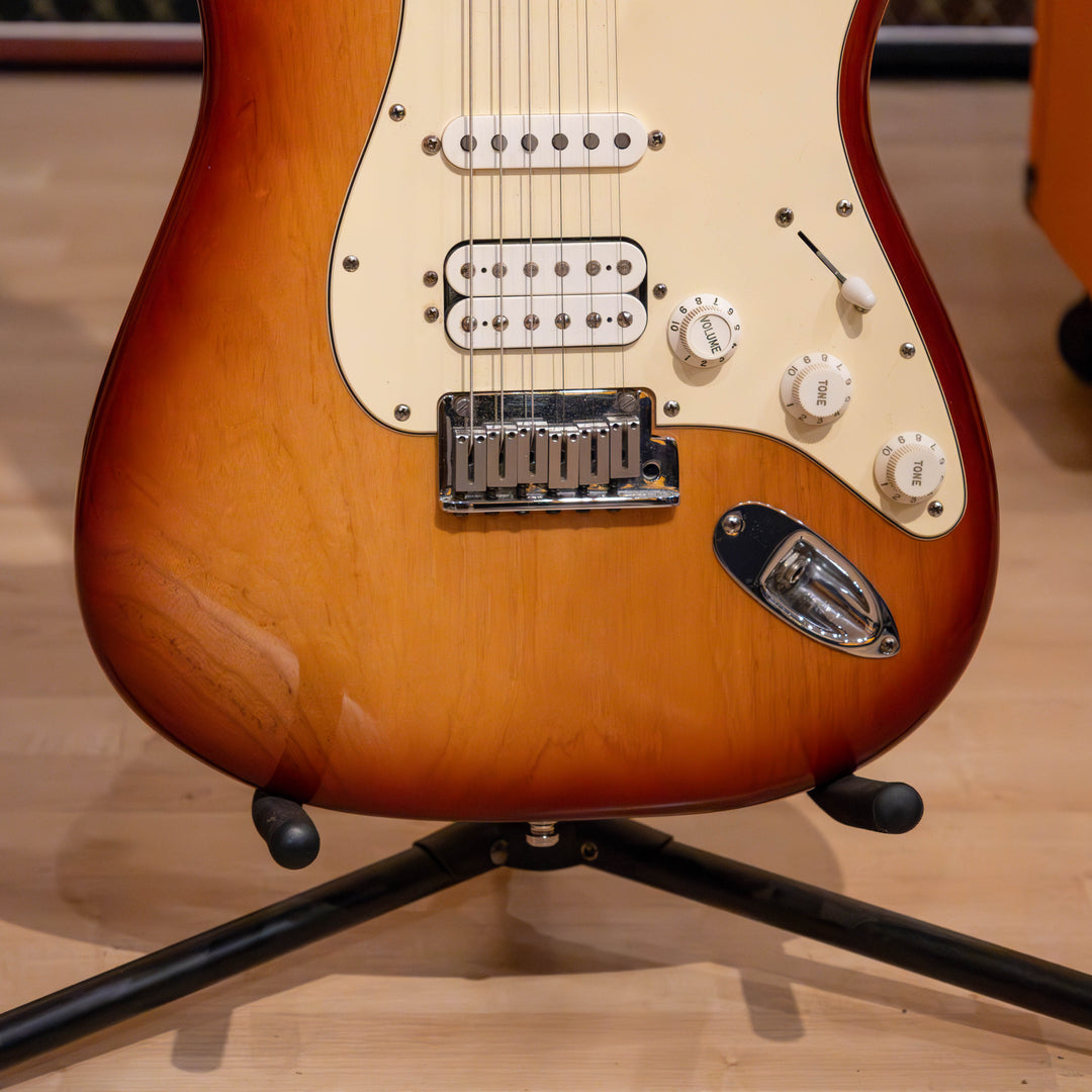 Fender - American SRS- HSS Strat Sienna Burst, ASH w/ Chainsaw Style Fender HD Case - 2007 - USED