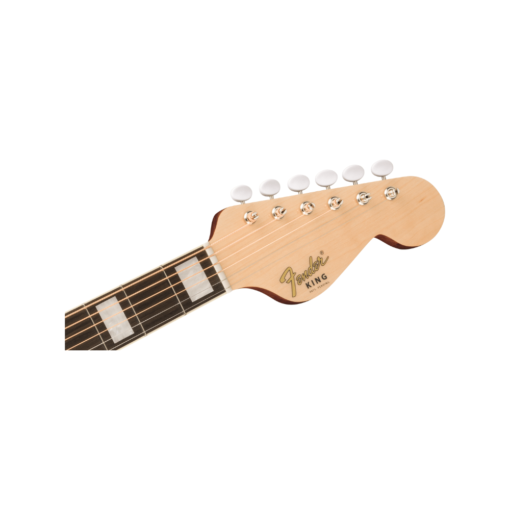 Fender California Series King Vintage Ovangkol Fingerboard Gold Pickguard  - Aged Natural