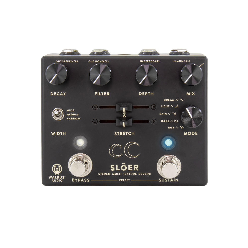 Walrus Audio SLÖER Stereo Ambient Reverb - Black
