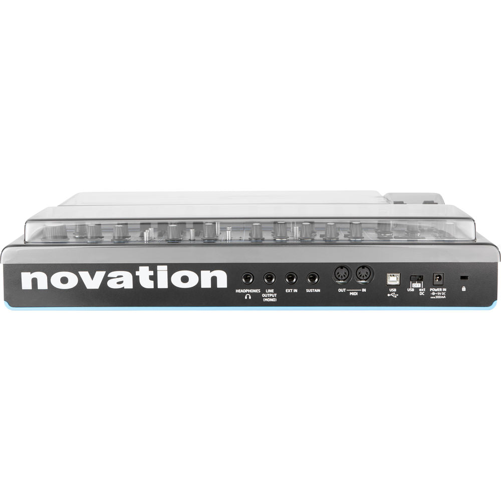 Decksaver Dust Cover for Novation Bass Station II Keyboard Synth