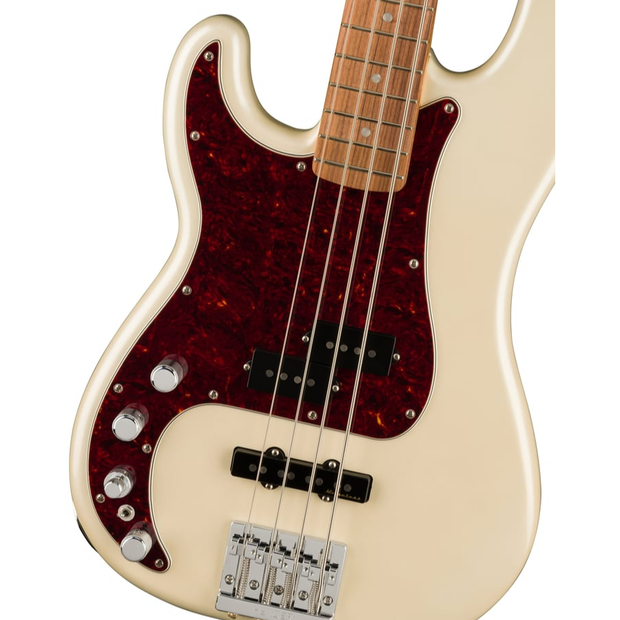 Fender Player Plus Precision Bass®, Left-Hand, Pau Ferro Fingerboard - Olympic Pearl