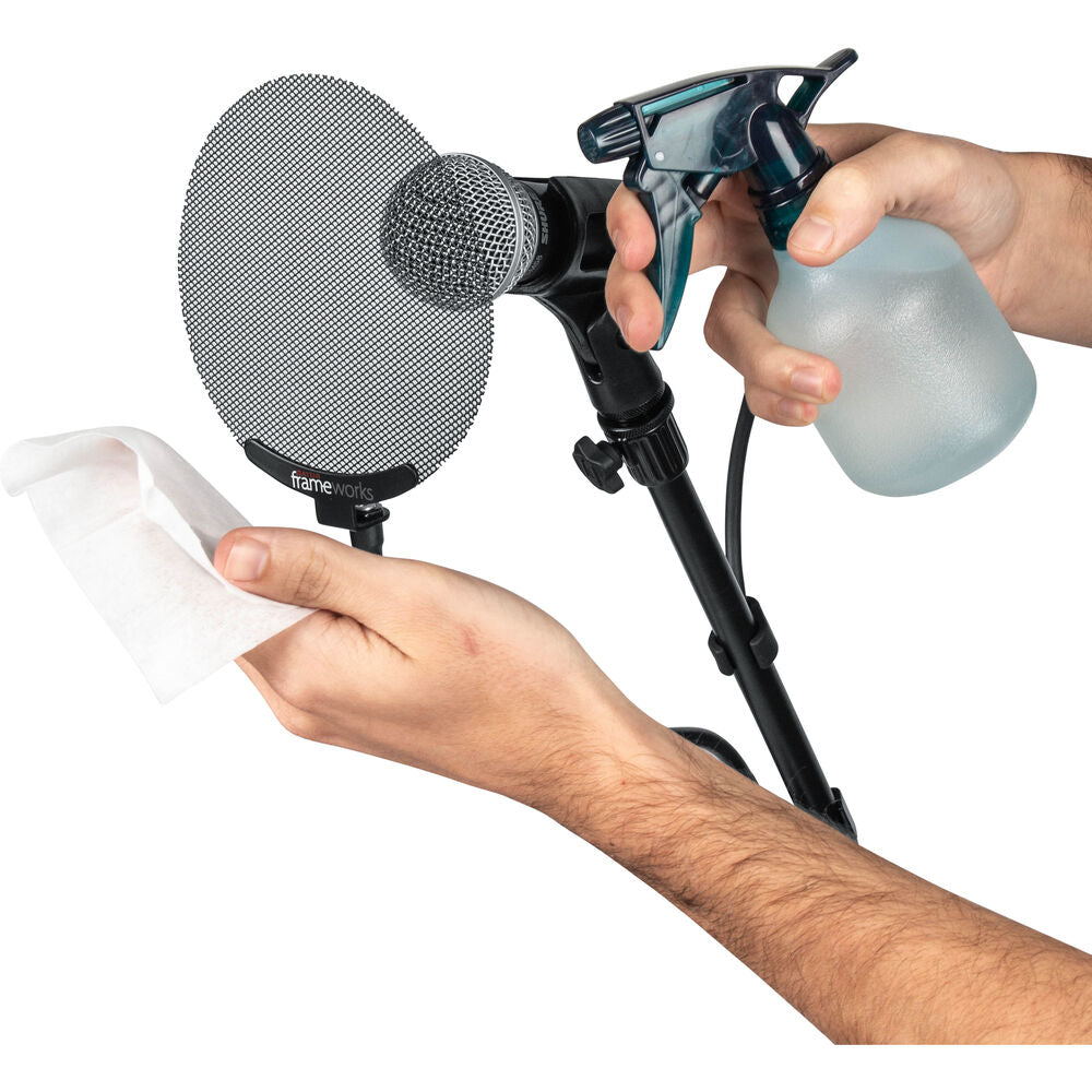 Gator Frameworks Metal Screen Pop Filter with 12.4” Flexible Gooseneck