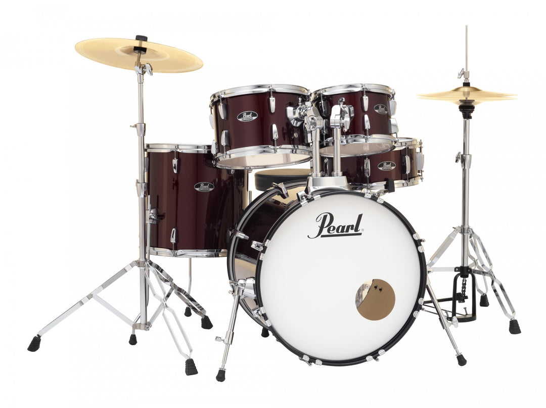 Pearl Rim18rsh91 18 Bd Hoop Roadshow Color #91 Red Wine
