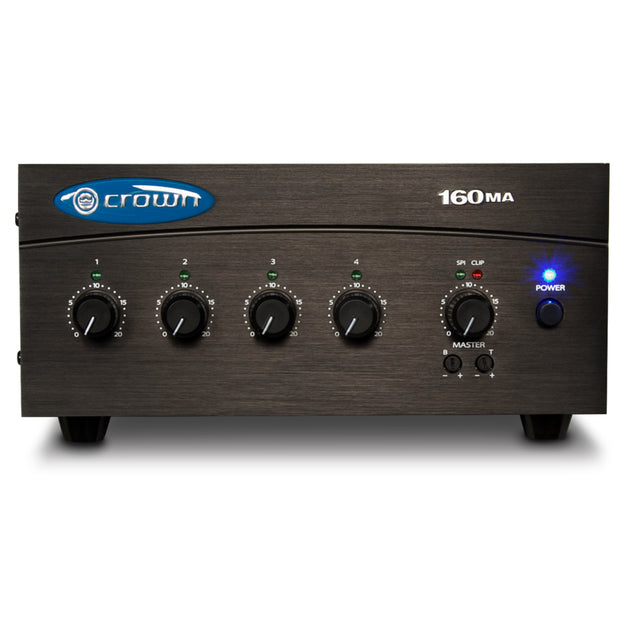 Crown G160MA Four channel, 60W @ 8ohms, 70V/100V power amplifier