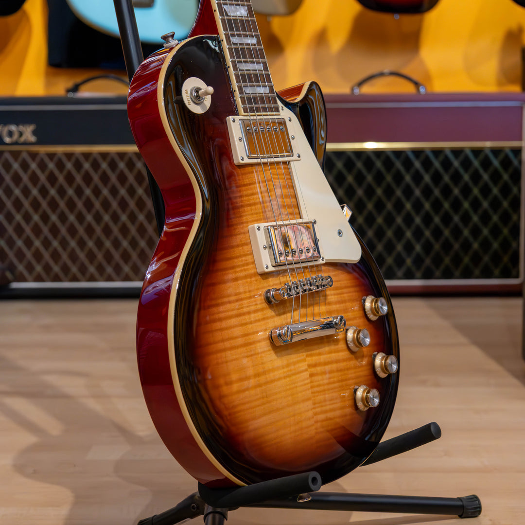 Epiphone - Les Paul Standard  Tobacco Burst   w/ Gibson BLK & White Gig Bag (2020) - USED