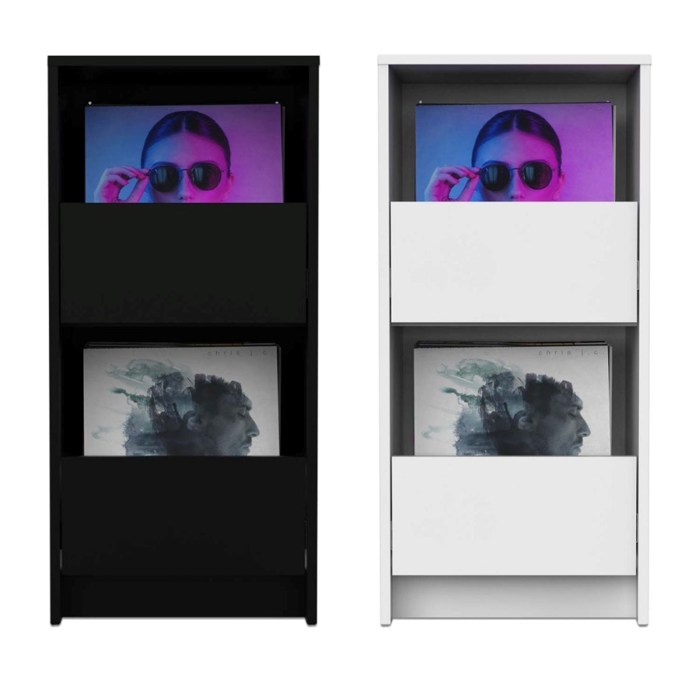 Glorious VINYL-VAULT-BLK Vinyl Vault - Black