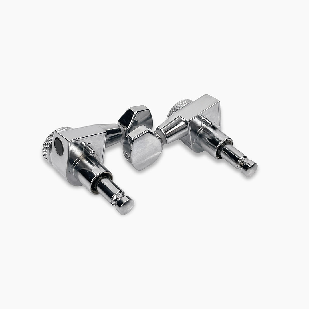 Allparts TK-7108-010 True-Lok Mid-Size Locking Tuners - 3x3, Single Pin, Chrome